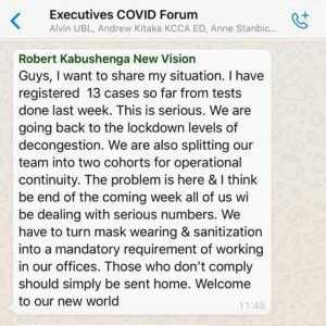 Robert Kabushenga Vision Group
