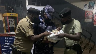 Abandoned Baby Found by police in Uganda