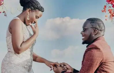 Radio star Emeka Proposes to Girlfriend Mackline in Beautiful Ceremony