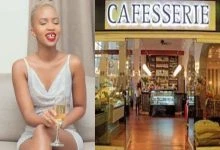 Sheila Gashumba Makes a Scene at Cafesserie Restaurant