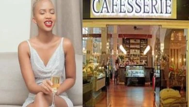 Sheila Gashumba Makes a Scene at Cafesserie Restaurant