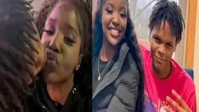 Dr Jose Chameleone's son Abba and Desire Luzinda's daughter swap saliva