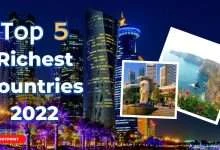 Top 5 Richest Countries in the World 2022