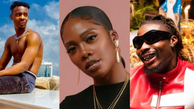 Asake, Tiwa Savage and Young Jonn trail video in recording studio