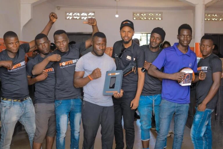 FORTEBET SURPRISES NAKASEKE, WOBULENZI, BOMBO PUNTERS WITH WITH MEGA GIFTS Fortebet gifts people of Kapeeka, Wobulenzi Bombo